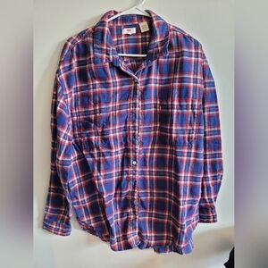 Levis Plaid Button-down